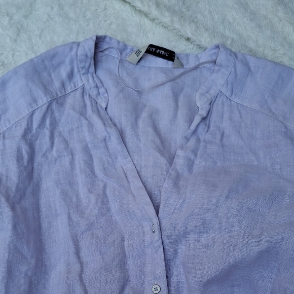 Zara Women's Purple Casual Button Down Shirt Size M - Picture 8 of 8